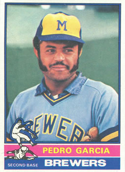 1976 Topps #187 Pedro Garcia Front