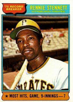 1976 Topps #6 Rennie Stennett Front