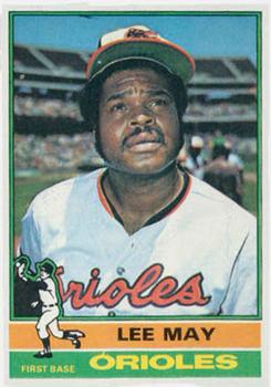 1976 Topps #210 Lee May Front