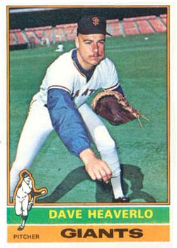 1976 Topps #213 Dave Heaverlo Front