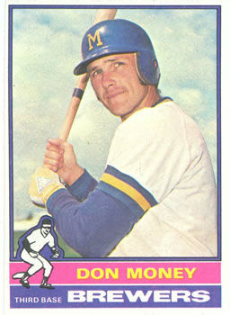 1976 Topps #402 Don Money Front