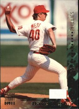 1994 Stadium Club Team - First Day Issue #220 Dave West Front