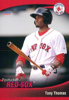 2012 Choice Pawtucket Red Sox #25 Tony Thomas Front