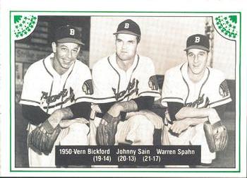 1983 ASA The Warren Spahn Story #4 Warren Spahn / Vern Bickford / Johnny Sain Front