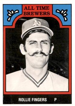 1986 TCMA All-Time Milwaukee Brewers - Color #11-BRE Rollie Fingers Front