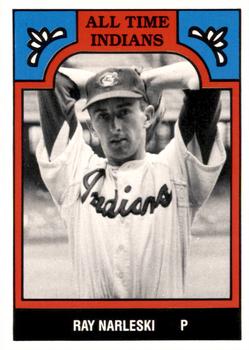 1986 TCMA All-Time Cleveland Indians - Color #11-IND Ray Narleski Front