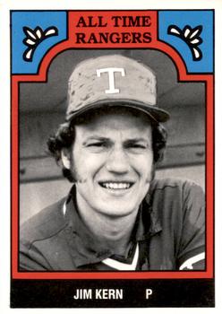 1986 TCMA All-Time Texas Rangers - Color #3-RAN Jim Kern Front