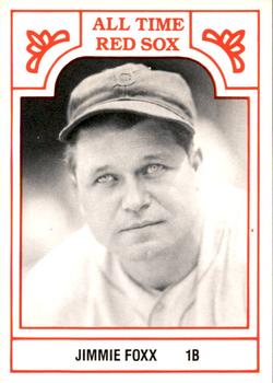 1986 TCMA All-Time Boston Red Sox #4BRS Jimmie Foxx Front