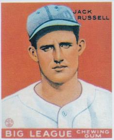 1983 Galasso 1933 Goudey Reprint #167 Jack Russell Front