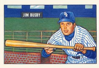 1986 Card Collectors 1951 Bowman (Reprint) #302 Jim Busby Front
