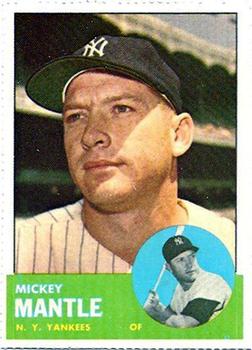 1978 Dover Publications Hall of Fame Cards Reprints #200 Mickey Mantle Front