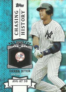 2013 Topps - Chasing History Silver Foil #CH-37 Derek Jeter Front