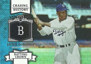 2013 Topps - Chasing History Silver Foil #CH-49 Jackie Robinson Front