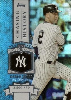 2013 Topps - Chasing History Silver Foil #CH-60 Derek Jeter Front