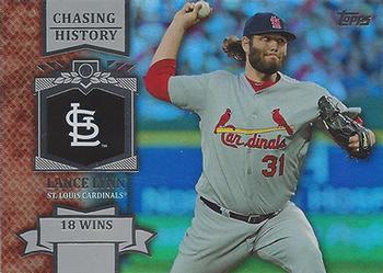 2013 Topps - Chasing History Silver Foil #CH-87 Lance Lynn Front