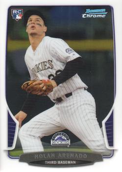 2013 Bowman Chrome #24 Nolan Arenado Front