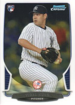 2013 Bowman Chrome #166 Vidal Nuno Front