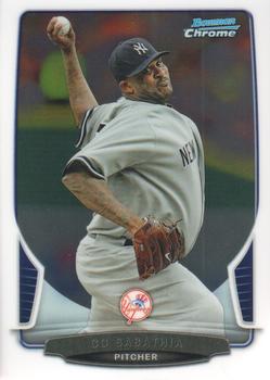 2013 Bowman Chrome #172 CC Sabathia Front