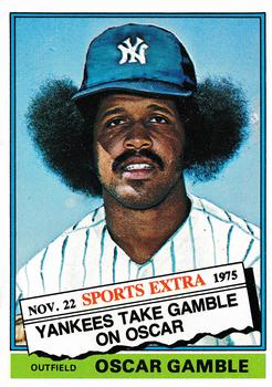 1976 Topps - Traded #74T Oscar Gamble Front