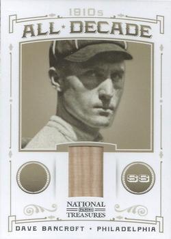 2012 Panini National Treasures - All Decade Materials #8 Dave Bancroft Front