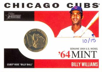 2013 Topps Heritage - 1964 Mint Nickel #64M-BW Billy Williams Front