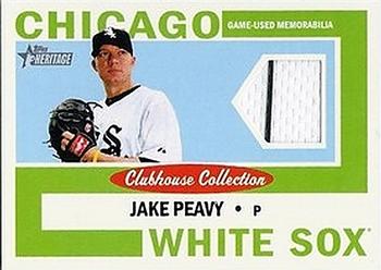 2013 Topps Heritage - Clubhouse Collection Relics #CCR-JP Jake Peavy Front