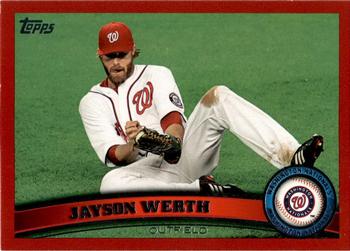2011 Topps Update - Target Red Border #US210 Jayson Werth Front