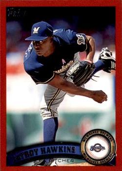 2011 Topps Update - Target Red Border #US283 LaTroy Hawkins Front