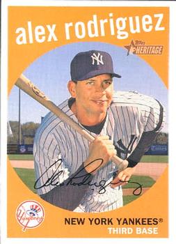 2008 Topps Heritage #10 Alex Rodriguez Front