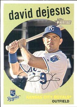 2008 Topps Heritage #87 David DeJesus Front