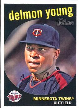 2008 Topps Heritage #171 Delmon Young Front