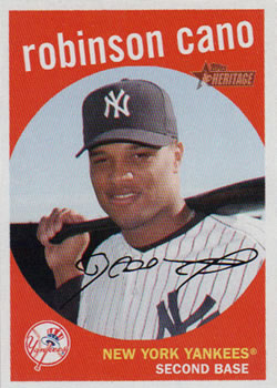 2008 Topps Heritage #23 Robinson Cano Front