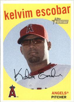 2008 Topps Heritage #41 Kelvim Escobar Front