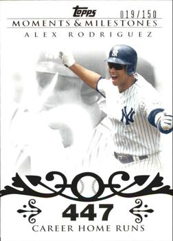 2008 Topps Moments & Milestones #1-447 Alex Rodriguez Front
