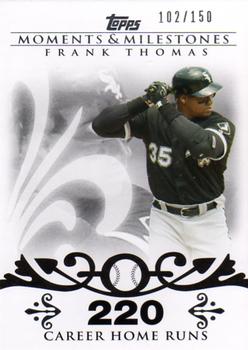 2008 Topps Moments & Milestones #3-220 Frank Thomas Front