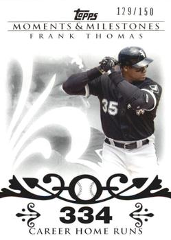 2008 Topps Moments & Milestones #3-334 Frank Thomas Front