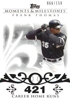 2008 Topps Moments & Milestones #3-421 Frank Thomas Front