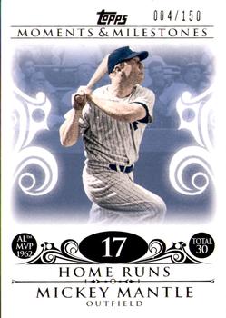 2008 Topps Moments & Milestones #5-17 Mickey Mantle Front