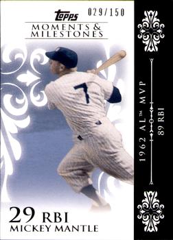 2008 Topps Moments & Milestones #6-29 Mickey Mantle Front