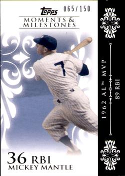 2008 Topps Moments & Milestones #6-36 Mickey Mantle Front