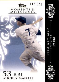2008 Topps Moments & Milestones #6-53 Mickey Mantle Front