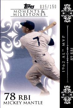 2008 Topps Moments & Milestones #6-78 Mickey Mantle Front