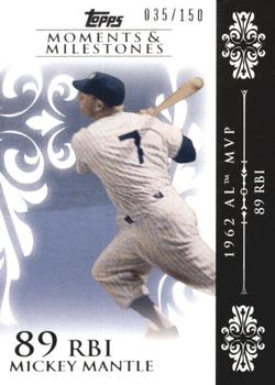 2008 Topps Moments & Milestones #6-89 Mickey Mantle Front