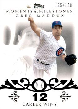 2008 Topps Moments & Milestones #8-12 Greg Maddux Front