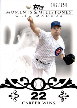 2008 Topps Moments & Milestones #8-22 Greg Maddux Front