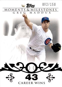 2008 Topps Moments & Milestones #8-43 Greg Maddux Front