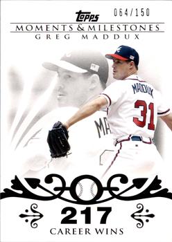 2008 Topps Moments & Milestones #8-217 Greg Maddux Front