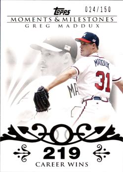 2008 Topps Moments & Milestones #8-219 Greg Maddux Front