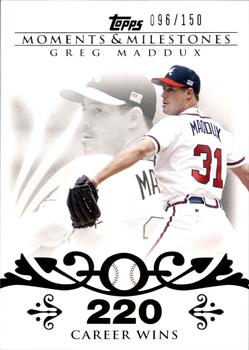 2008 Topps Moments & Milestones #8-220 Greg Maddux Front