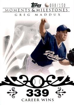 2008 Topps Moments & Milestones #8-339 Greg Maddux Front